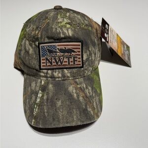 NWTF Camouflage Cap with American Flag Patch, turkey federation hat, turkey hunt